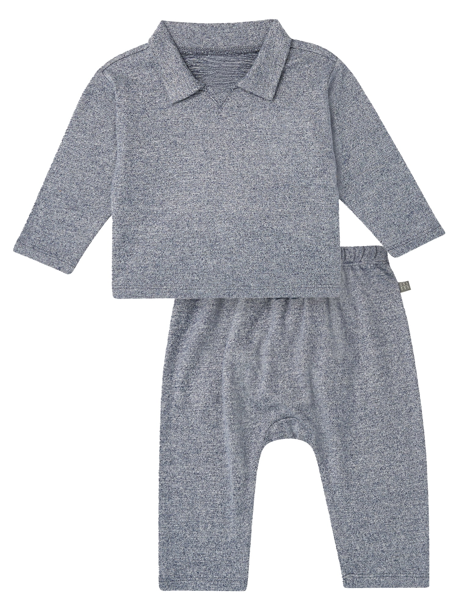 Modern Moments by Gerber Baby Boy Top and Harem Pant Outfit Set, Sizes 0/3 Months - 24 Months