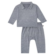 Modern Moments by Gerber Baby Boy Top and Harem Pant Outfit Set, Sizes 0/3 Months - 24 Months