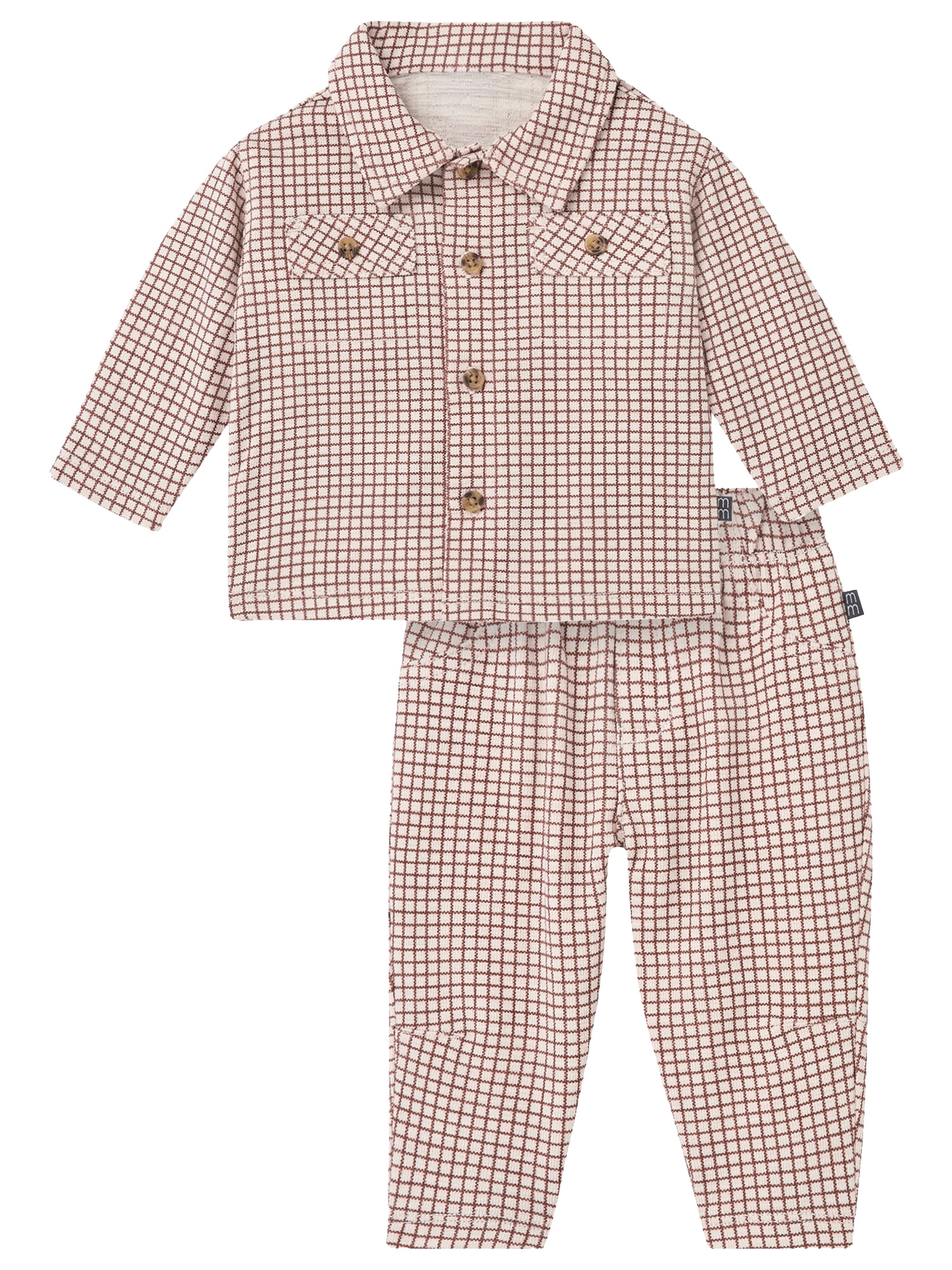 Modern Moments by Gerber Baby Boy Top and Pant Outfit Set, 2-Piece, Sizes 0/3 Months -24 Months
