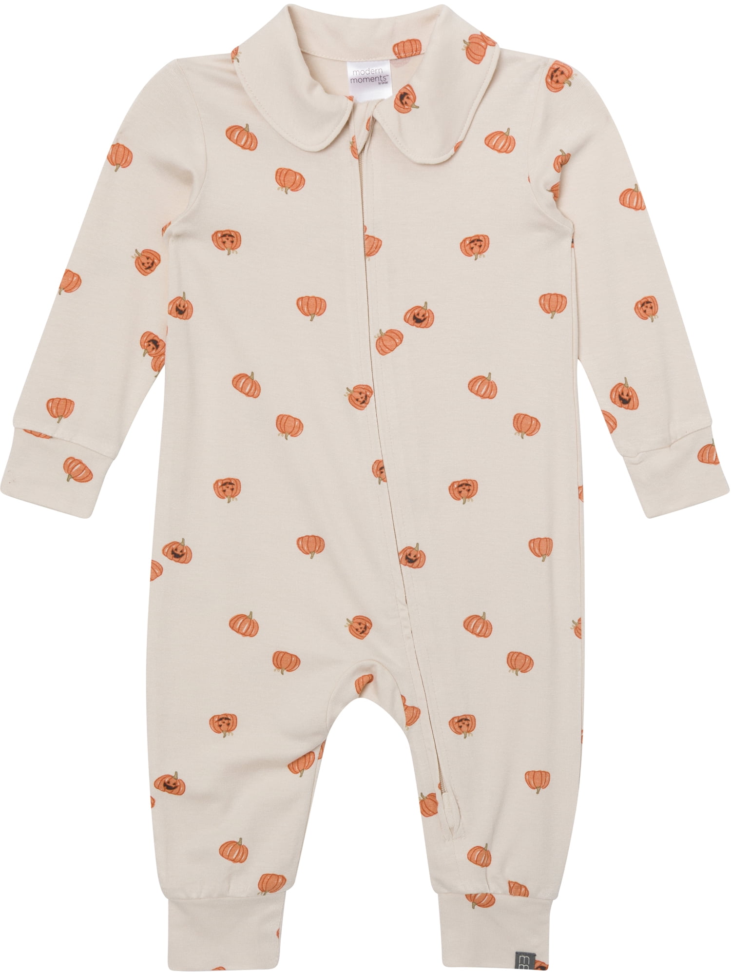 Modern Moments by Gerber Baby Boy Two-Way Zip Viscose Halloween Peter Pan Coverall, Sizes Newborn - 12 Months