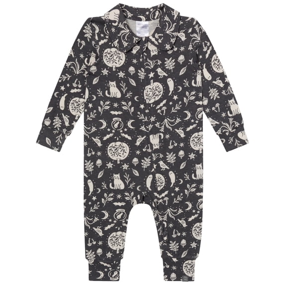 Modern Moments by Gerber Baby Boy Two-Way Zip Viscose Halloween Peter Pan Coverall, Sizes Newborn - 24 Months