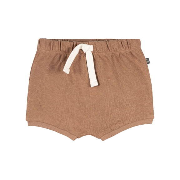 Modern Moments by Gerber Baby Boy U Shaped Organic Shorts, Sizes 0/3 Months - 24 Months