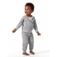 thumbnail image 1 of Modern Moments by Gerber Baby Boy Waffle Hoodie & Pant Outfit Set, 2-Piece, Sizes 0/3-24 Months, 1 of 9