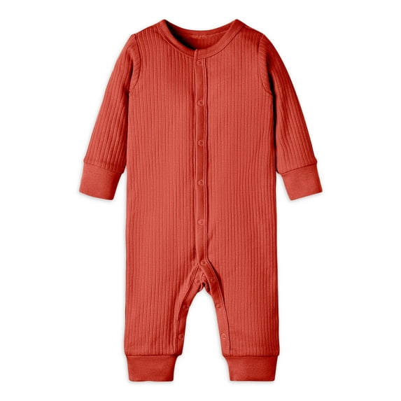 Modern Moments by Gerber Baby Boy or Girl Unisex Coverall, Sizes Newborn-12M