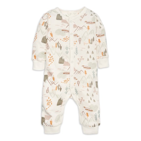 Modern Moments by Gerber Baby Boy or Girl Unisex Coverall, Sizes Newborn-12M