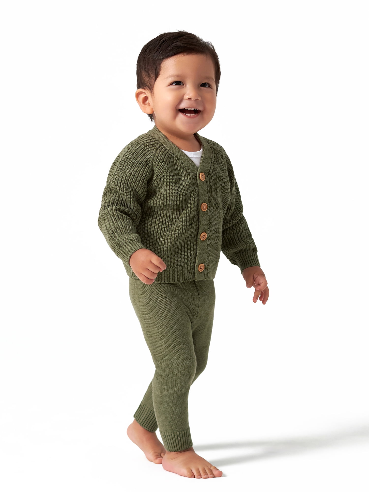 Baby boy top cardigan set