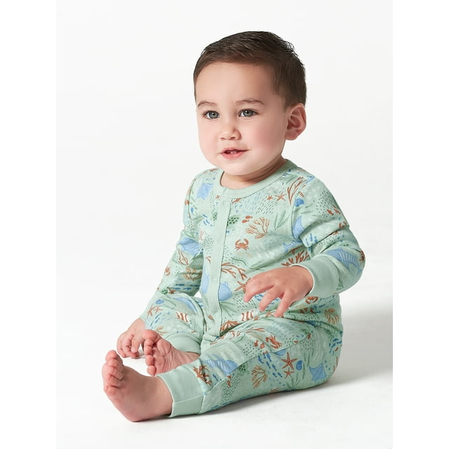 Modern Moments by Gerber Baby Boy or Girl Unisex Long Sleeve Coverall