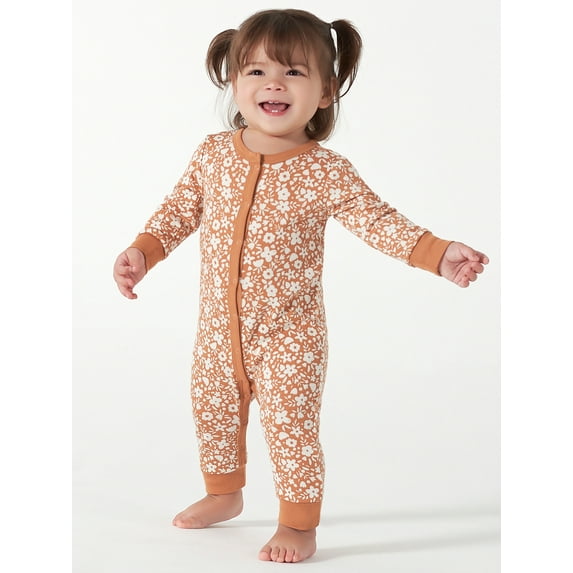 Modern Moments by Gerber Baby Boy or Girl Unisex Long Sleeve Coverall (Newborn - 12 Months)