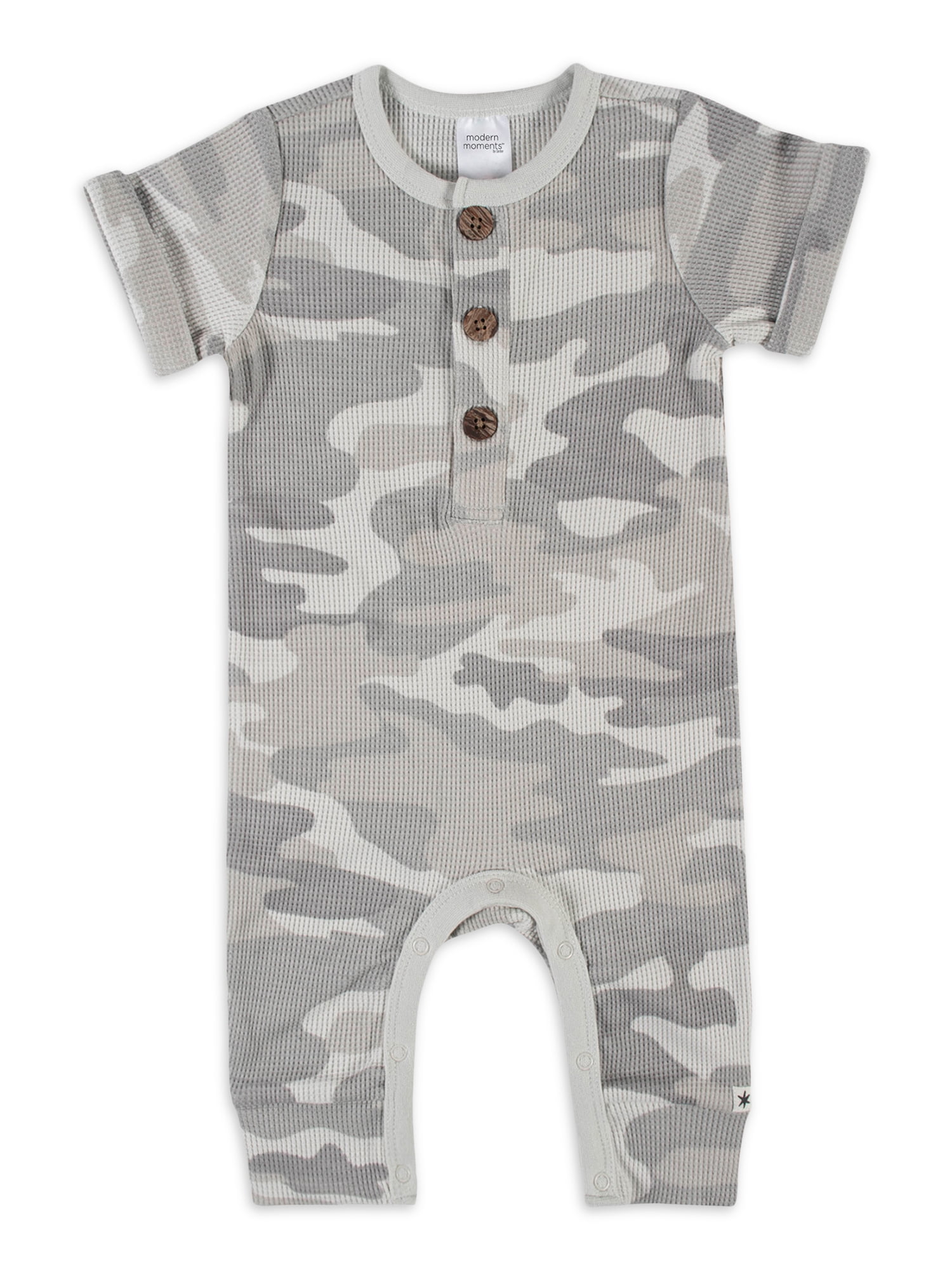 Modern Moments by Gerber Baby Boys Long Leg Romper, (03 Months 24