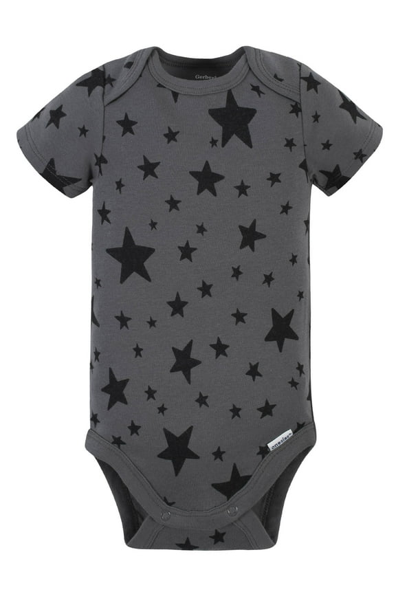 by Gerber Baby Boys Star Bodysuit, Newborn-12M