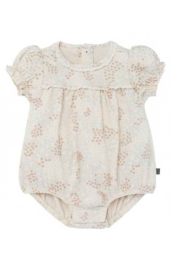 by Gerber Baby Girl Bubble Romper, Sizes 0/3 Months - 24 Months