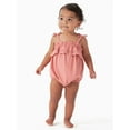 thumbnail image 1 of Modern Moments by Gerber Baby Girl Bubble Romper, Sizes 0 Month -12 Months, 1 of 7