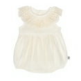 thumbnail image 1 of Modern Moments by Gerber Baby Girl Cotton Ruffle Novelty Lace Bubble Romper, Sizes 0/3 Months - 24 Months, 1 of 7