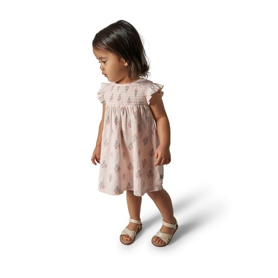 Modern Moments by Gerber Baby Girl Dress with Diaper Cover, 2-Piece, Sizes 0/3 Months - 24 Months