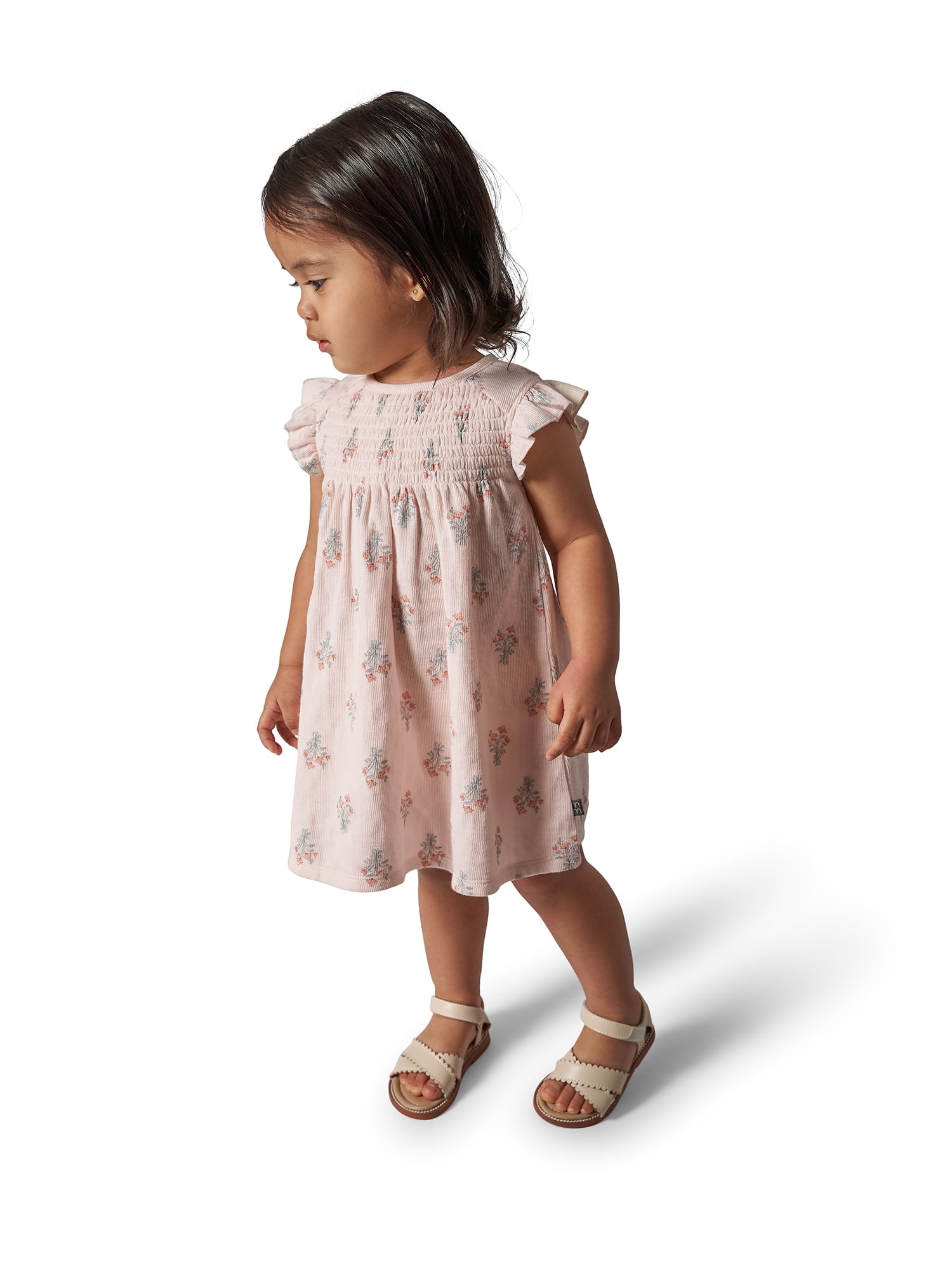 Modern Moments by Gerber Baby Girl Dress with Diaper Cover, 2-Piece, Sizes 0/3 Months - 24 Months