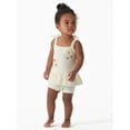 thumbnail image 1 of Modern Moments by Gerber Baby Girl Daisy Jacquard Romper with Embroidery, Sizes 0/3 -24 Months, 1 of 9
