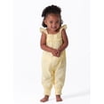 thumbnail image 1 of Modern Moments by Gerber Baby Girl Flutter Sleeve Gauze Romper, Sizes 0/3M-24M, 1 of 8