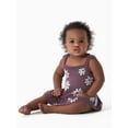 thumbnail image 1 of Modern Moments by Gerber Baby Girl Daisy Jacquard Romper, Sizes 0/3 -24 Months, 1 of 8