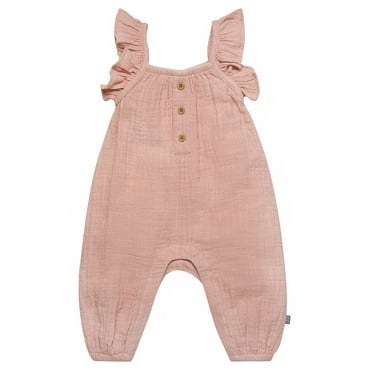 Modern Moments by Gerber Baby Girl Long Leg Romper, Sizes 0/3 Months - 24 Months