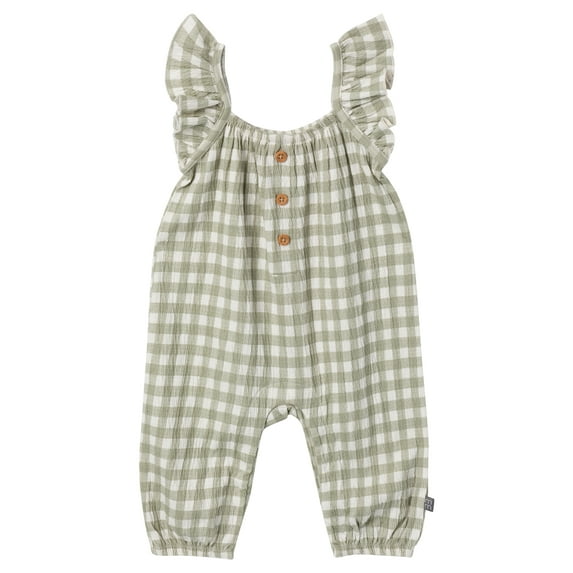 Modern Moments by Gerber Baby Girl Long Leg Romper, Sizes 0/3 Months - 24 Months