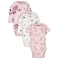 thumbnail image 1 of Modern Moments by Gerber Baby Girl Long Sleeve Onesies Bodysuits, 3-Pack (Newborn-12M), 1 of 9