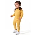 thumbnail image 1 of Modern Moments by Gerber Baby Girl Long Sleeve Waffle Top & Legging, 2 Piece Outfit Set, Sizes 0/3-24 Months, 1 of 8