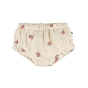 by Gerber Baby Girl Organic Bloomer with Ruffles, Sizes 0/3 Months - 24 Months