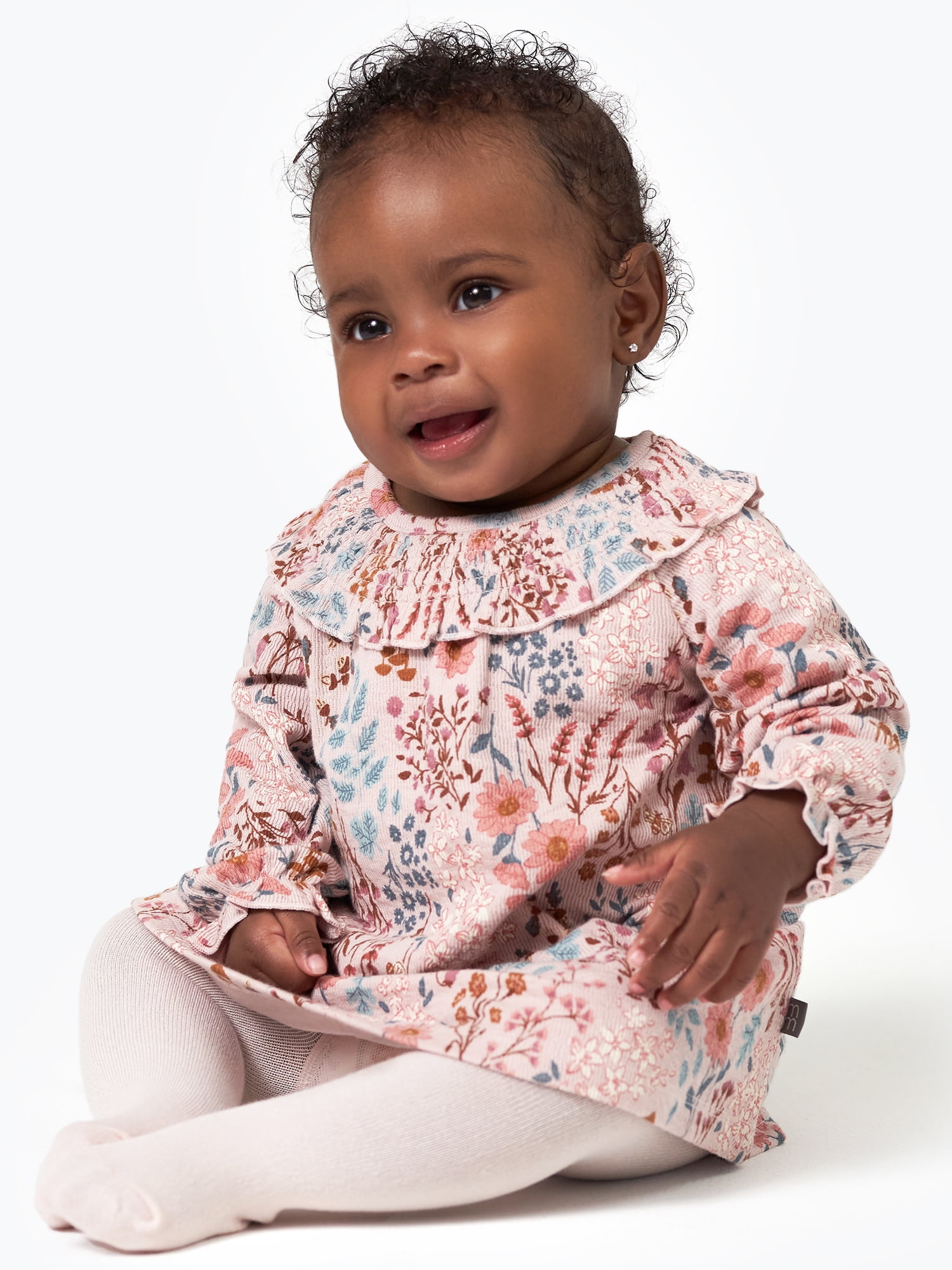 baby girl smocked dress Dresses for Girls I Ruth and Ralph The sleeveless dress has a white ruffle collar and a self Smocked Dress in Cotton Gauze