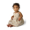 thumbnail image 1 of Modern Moments by Gerber Baby Girl Soft Dress with Ric-Rac Detail and Diaper Cover, 2-Piece, Sizes 0/3 Months - 24 Months, 1 of 14