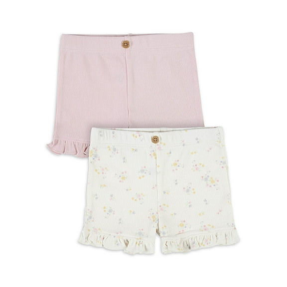 Modern Moments by Gerber Baby Girls Shorts, (0-3 Months - 24 Months)