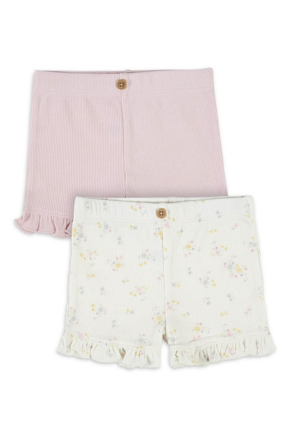 by Gerber Baby Girls Shorts, (0-3 Months - 24 Months)