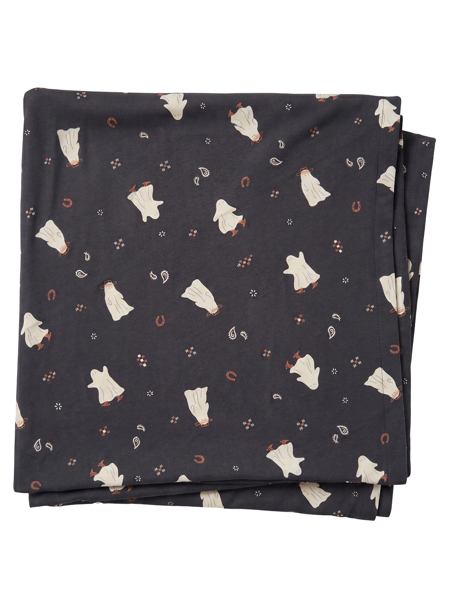 Modern Moments by Gerber Baby Neutral Halloween Swaddles, One Size, Asphalt Ghost