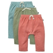 Modern Moments by Gerber Baby Neutral Organic 3-Pack Joggers, Sizes 0/3 Months - 24 Months