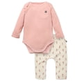thumbnail image 1 of Modern Moments by Gerber Baby Neutral Organic Bodysuit and Jogger Outfit Set, 2-Piece, Sizes 0/3 Months - 24 Months, 1 of 12