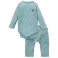 thumbnail image 1 of Modern Moments by Gerber Baby Neutral Organic Bodysuit and Jogger Outfit Set, 2-Piece, Sizes 0/3 Months - 24 Months, 1 of 14