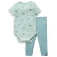 thumbnail image 1 of Modern Moments by Gerber Baby Neutral Organic Bodysuit and Legging Outfit Set, Sizes 0/3 Months - 24 Months, 1 of 14