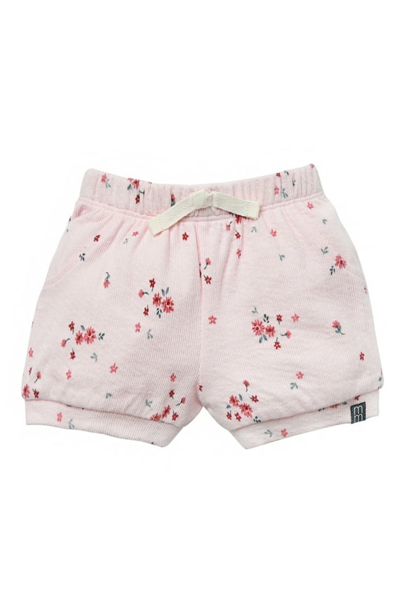 by Gerber Baby Neutral Organic Cuffed Shorts, Sizes 0/3 Months - 24 Months