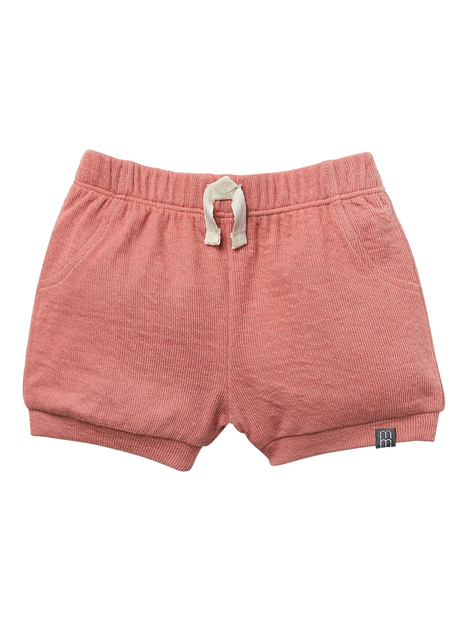 Modern Moments by Gerber Baby Neutral Organic Cuffed Shorts, Sizes 0/3 Months - 24 Months