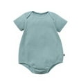 thumbnail image 1 of Modern Moments by Gerber Baby Neutral Organic Dumpling Romper, Sizes 0/3 Months - 24 Months, 1 of 7