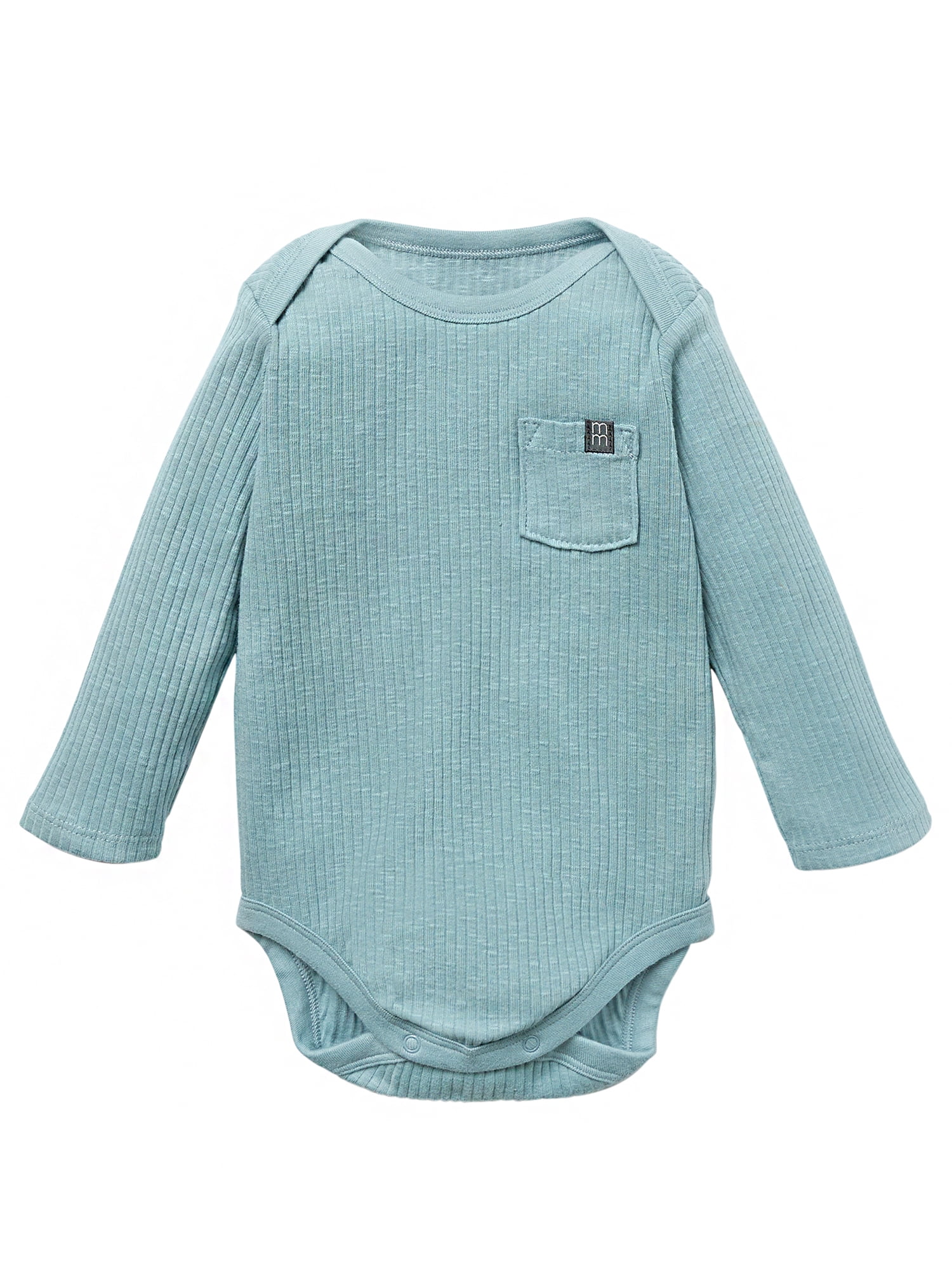 by Gerber Baby Neutral Organic Long Sleeve Bodysuit, 0/3 Months - 24 Months
