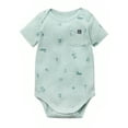 thumbnail image 1 of Modern Moments by Gerber Baby Neutral Organic Short Sleeve Bodysuit, Sizes 0/3 Months - 24 Months, 1 of 7
