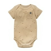 Modern Moments by Gerber Baby Neutral Organic Short Sleeve Bodysuit, Sizes 0/3 Months - 24 Months