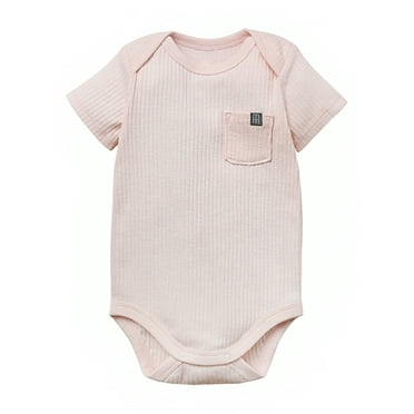 Modern Moments by Gerber Baby Neutral Organic Short Sleeve Bodysuit, Sizes 0/3 Months - 24 Months