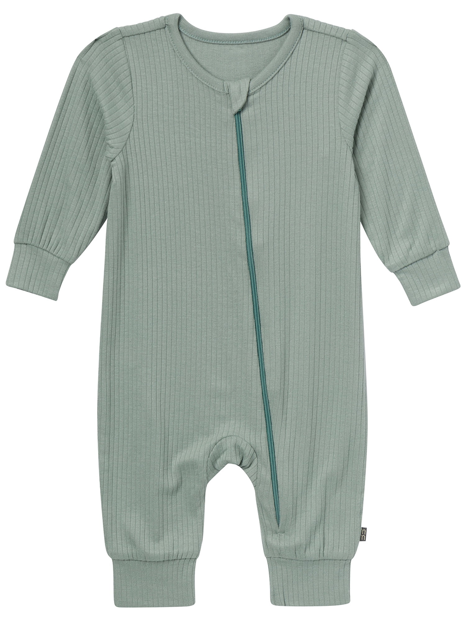 by Gerber Baby Neutral Super Soft Viscose Long Sleeve Coverall, Sizes Newborn - 12 Months