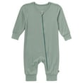 thumbnail image 1 of Modern Moments by Gerber Baby Neutral Super Soft Viscose Long Sleeve Coverall, Sizes Newborn - 12 Months, 1 of 7