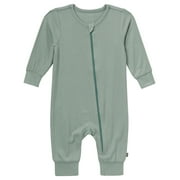 Modern Moments by Gerber Baby Neutral Super Soft Long Sleeve Coverall With Mitten Cuff, Sizes Newborn - 12 Months