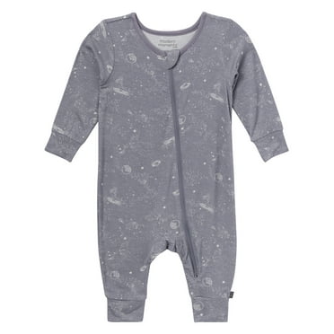 Modern Moments by Gerber Baby Neutral S uper Soft Long Sleeve Coverall, Sizes Newborn - 12 Months