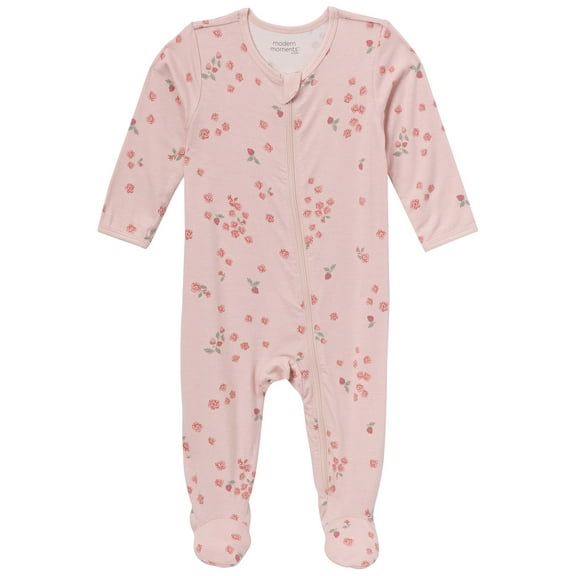 Modern Moments by Gerber Baby Neutral Super Soft Viscose Sleep N´Play With Mitten Cuff, Sizes Newborn - 6/9 Months