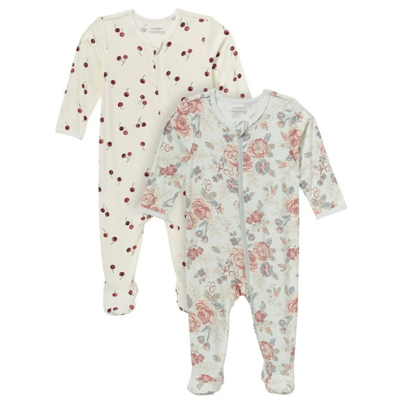 Modern Moments by Gerber Baby Neutral Super Soft Viscose 2-Pack Sleep N´Play, Sizes Newborn - 12 Months