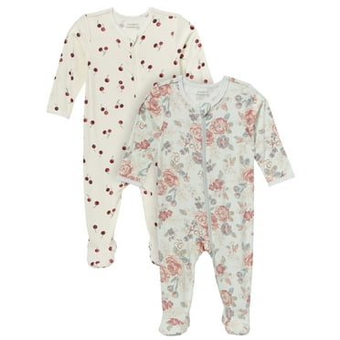 Modern Moments by Gerber Baby Neutral Super Soft 2-Pack Sleep N´Play, Sizes Newborn - 12 Months